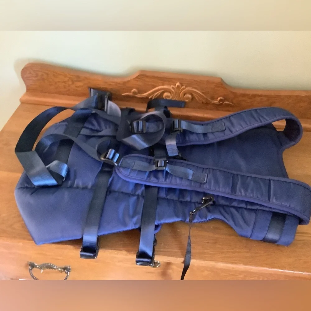 Pet carrier XL navy blue, made by Petbonus